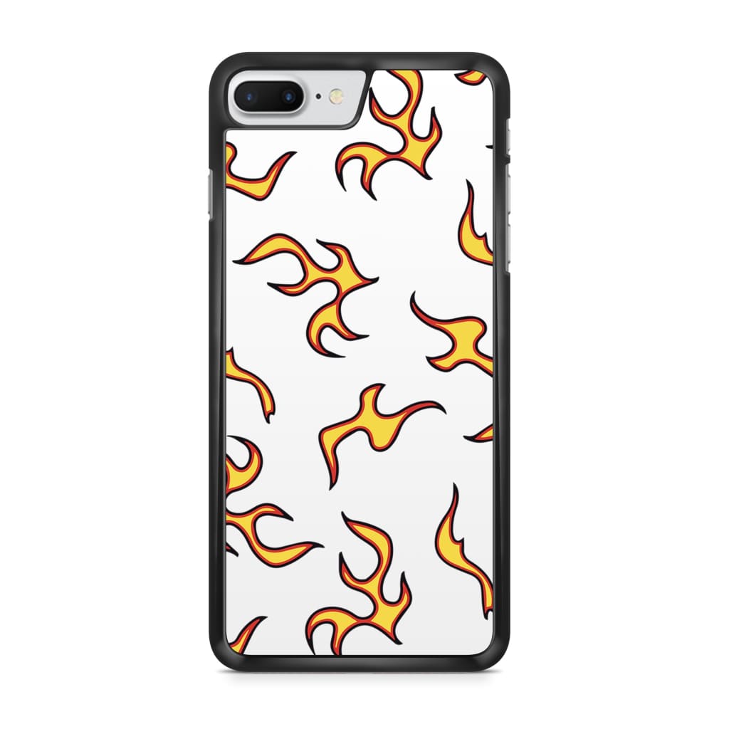 White Flames Phone Case - iPhone 6/7/8 Plus - Phone Case