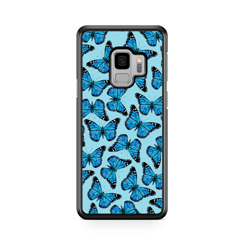 Wild and Blue Butterfly Phone Case - Galaxy S9 - Phone Case