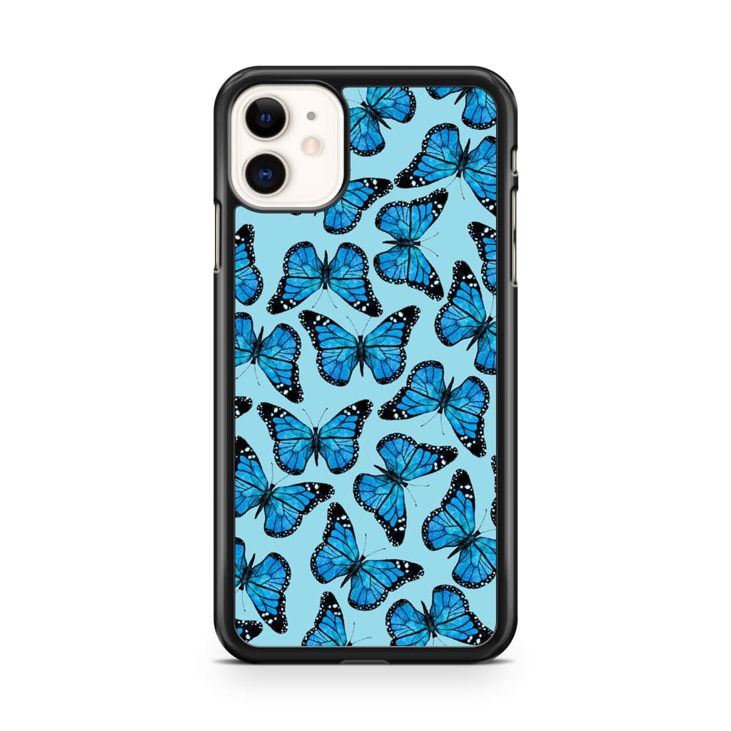 Wild and Blue Butterfly Phone Case - iPhone 11 - Phone Case