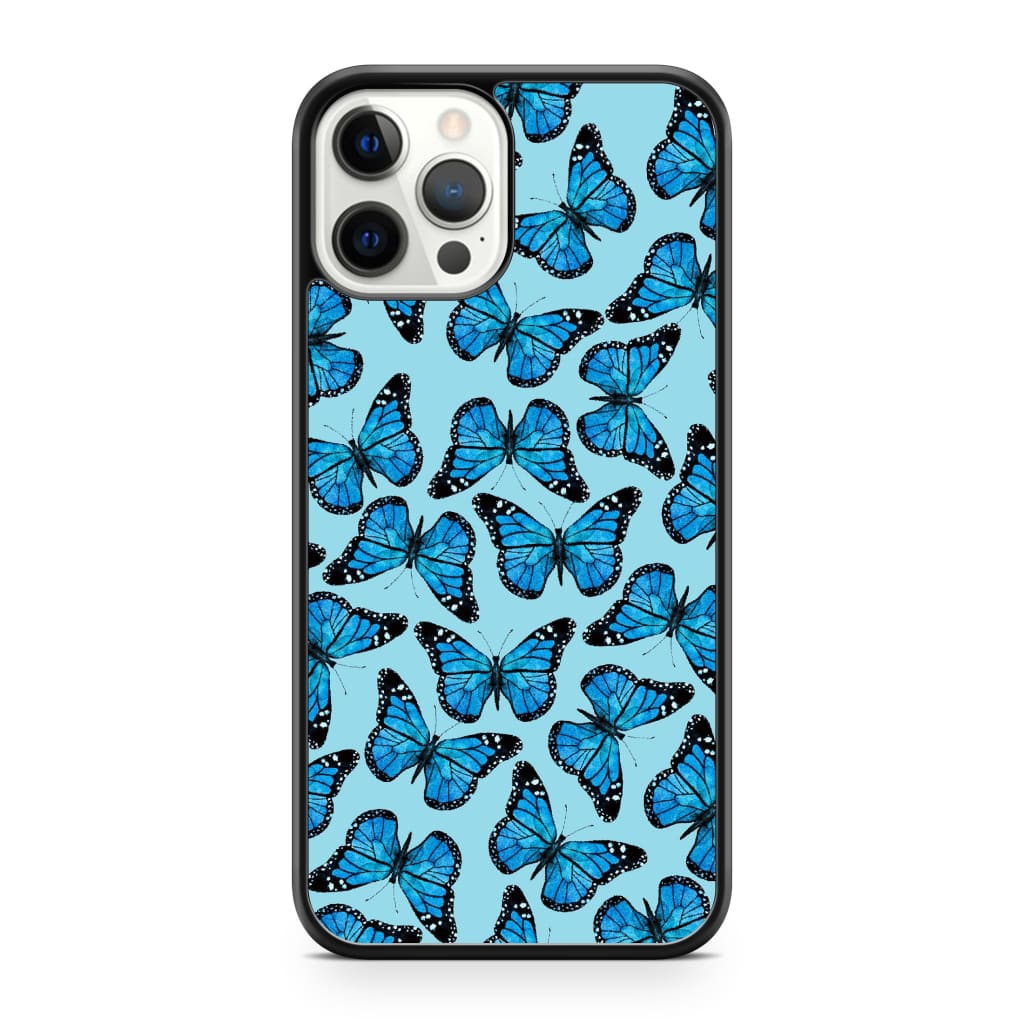 Wild and Blue Butterfly Phone Case - iPhone 12 Pro Max -