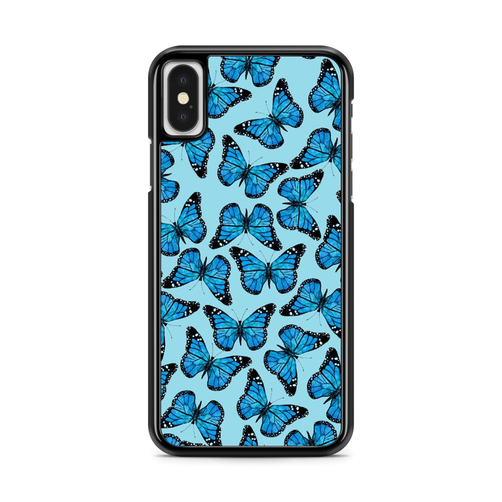 Wild and Blue Butterfly Phone Case - iPhone X/XS - Phone