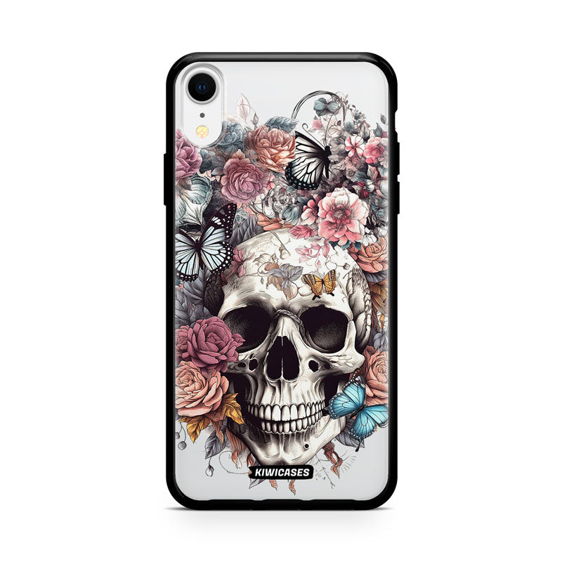 Dusty Floral Skull