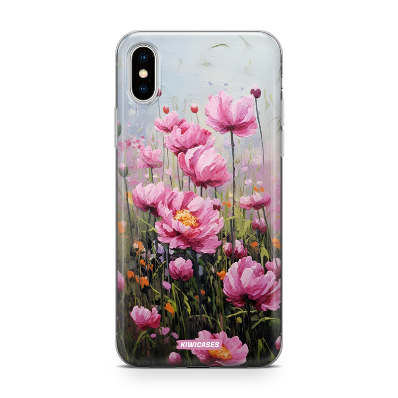 Painted Pink Peonies