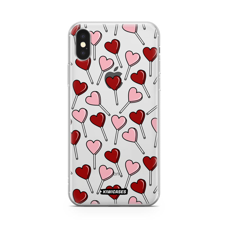 Pink and Red Lollipops