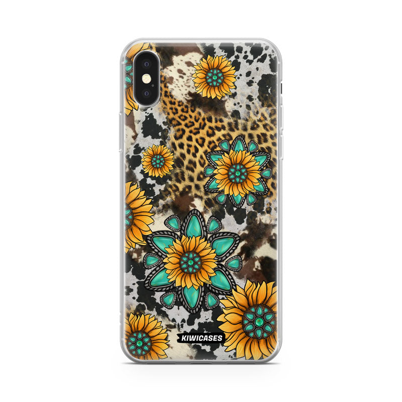 Gemstones and Sunflowers - iPhone X/XS
