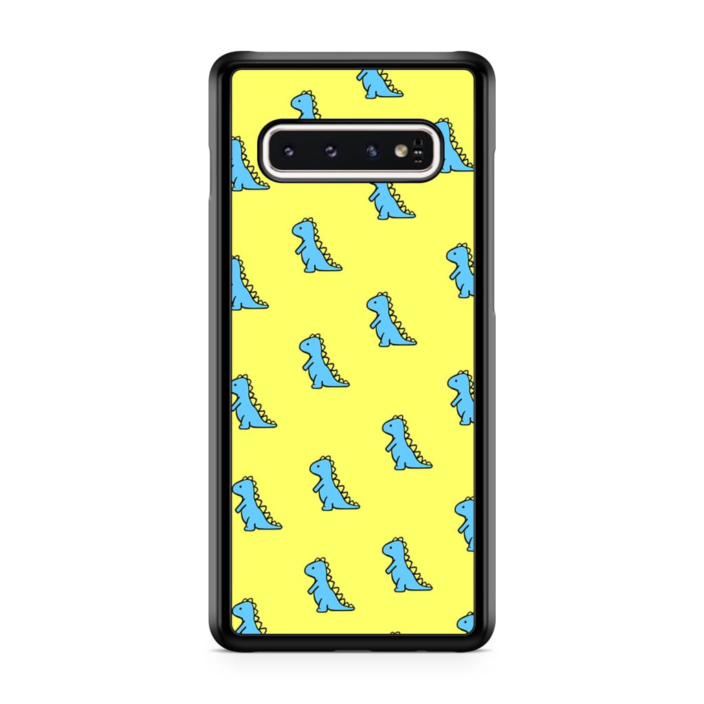 Yellow Dinosaur Phone Case - Galaxy S10 Plus - Phone Case