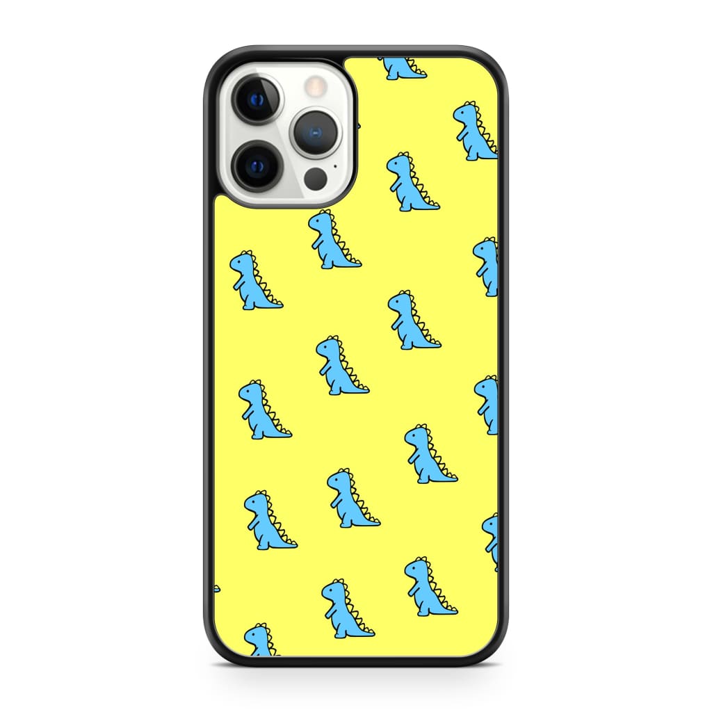 Yellow Dinosaur Phone Case - iPhone 12 Pro Max - Phone Case