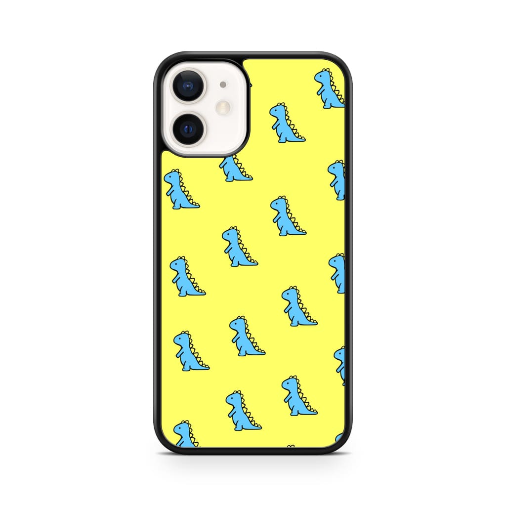 Yellow Dinosaur Phone Case - iPhone 12/12 Pro - Phone Case