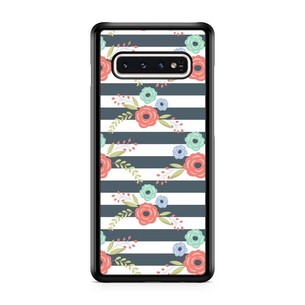 Zebra Bloom Floral Phone Case - Galaxy S10 Plus - Phone Case