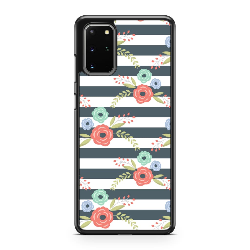 Zebra Bloom Floral Phone Case - Galaxy S20 Plus - Phone Case