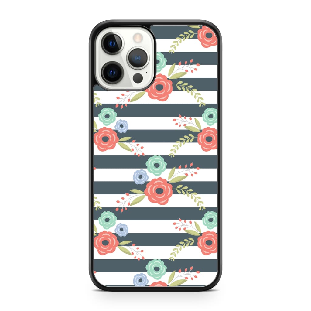 Zebra Bloom Floral Phone Case - iPhone 12 Pro Max - Phone