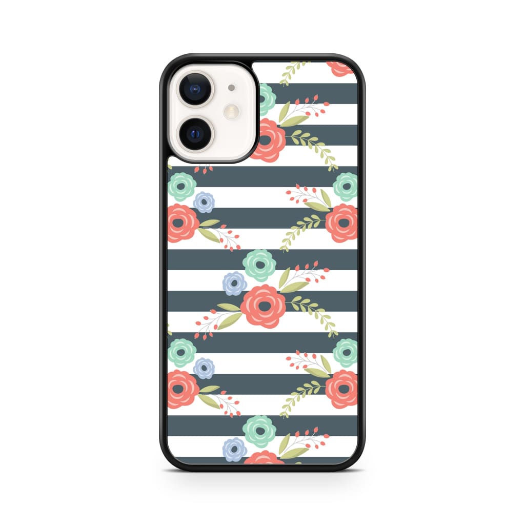Zebra Bloom Floral Phone Case - iPhone 12/12 Pro - Phone