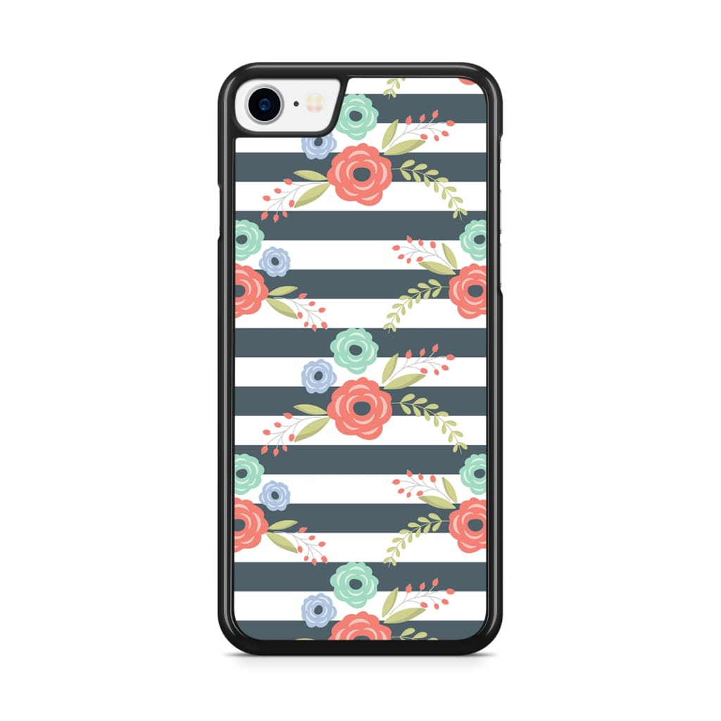 Zebra Bloom Floral Phone Case - iPhone SE/6/7/8 - Phone Case