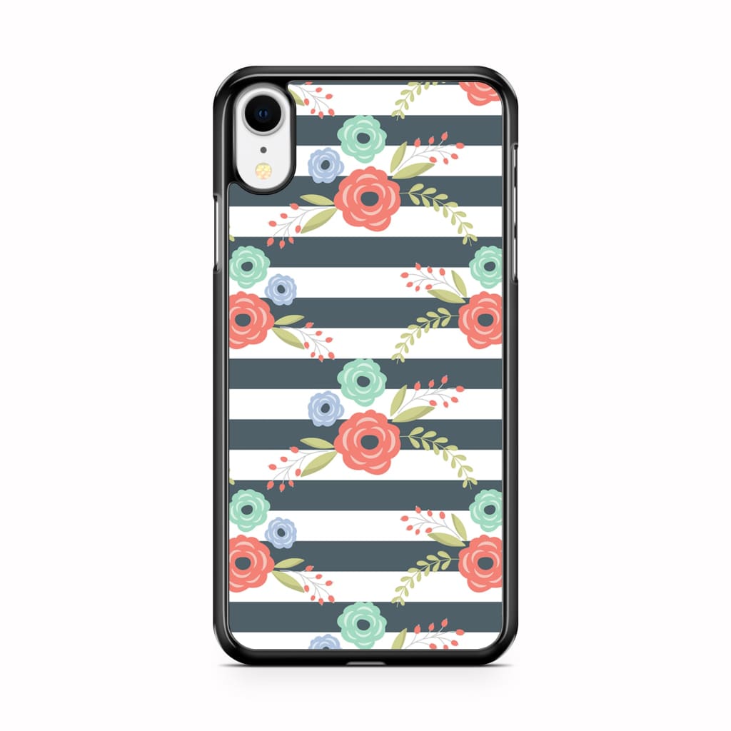 Zebra Bloom Floral Phone Case - iPhone XR - Phone Case