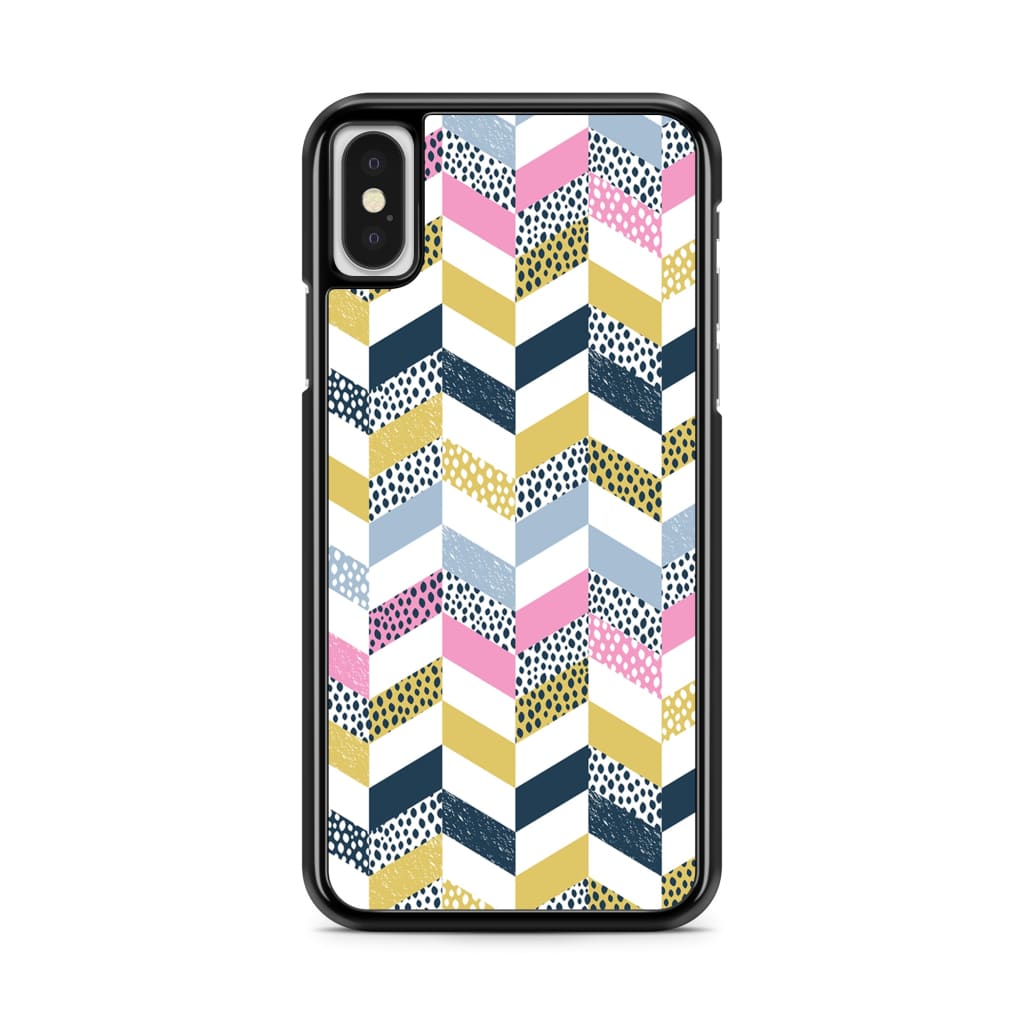 Zigzag Indigo Phone Case - iPhone X/XS - Phone Case