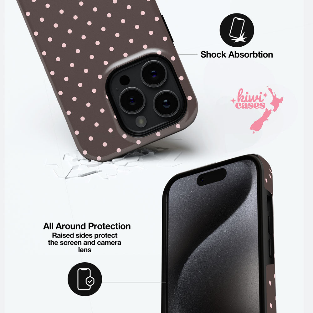 Mocha Polka Dot