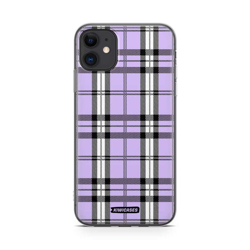 Purple Plaid - iPhone 11