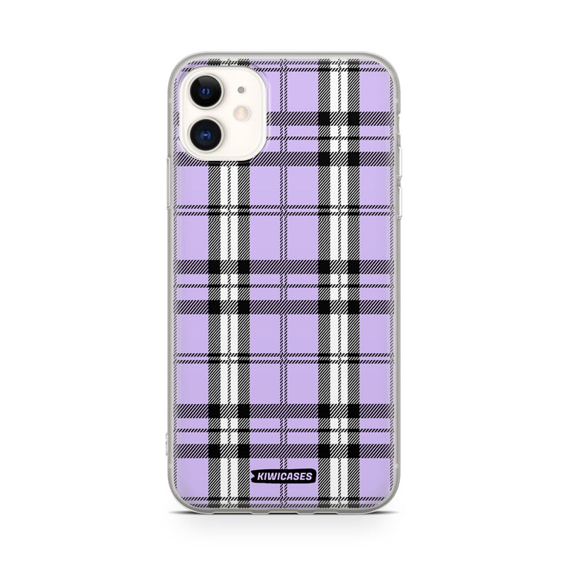 Purple Plaid - iPhone 11
