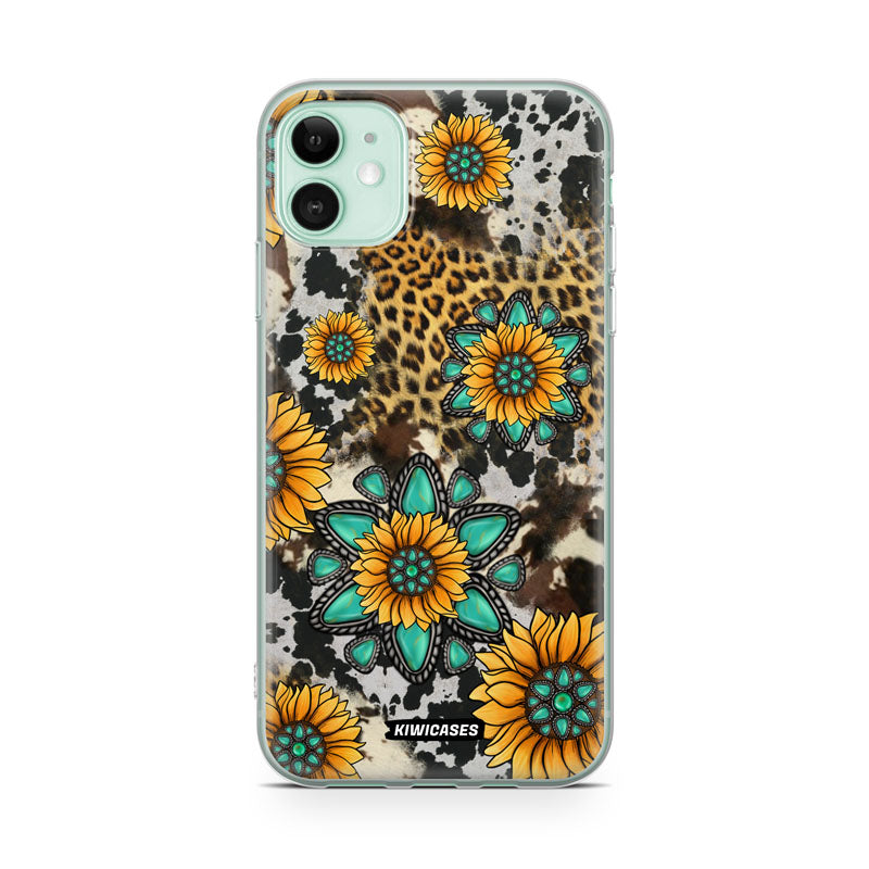 Gemstones and Sunflowers - iPhone 11