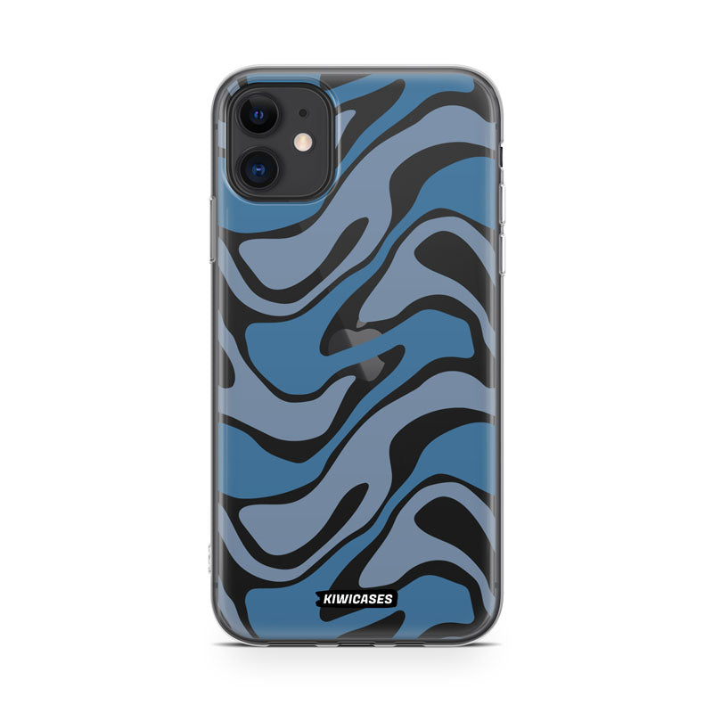 Liquid Blue Waves - iPhone 11