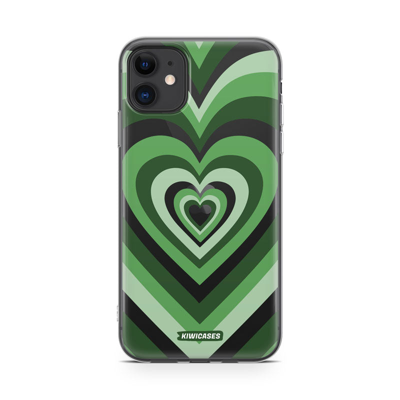 Green Hearts - iPhone 11