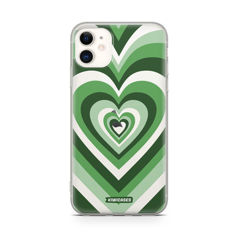 Green Hearts - iPhone 11