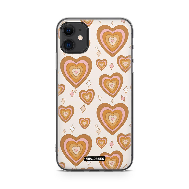 Retro Hearts - iPhone 11