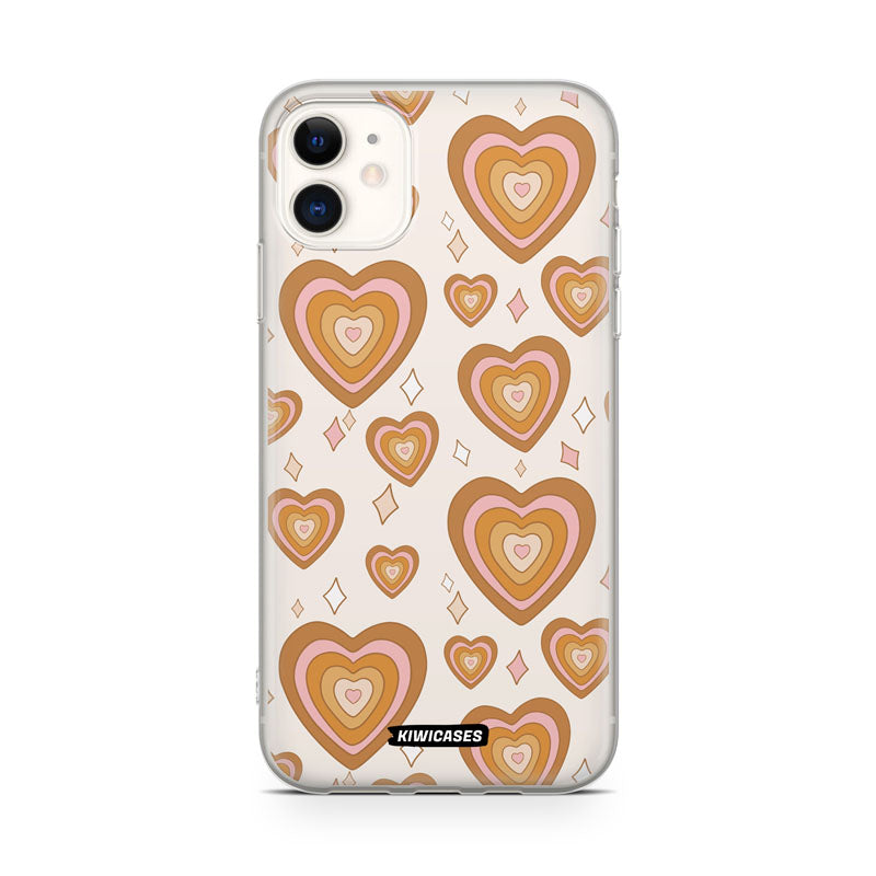 Retro Hearts - iPhone 11