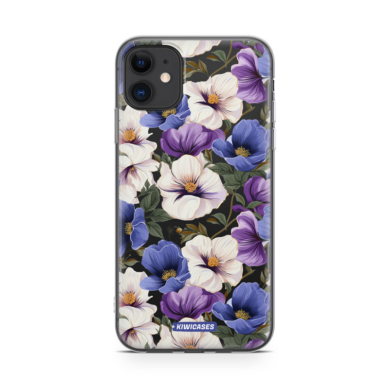 Purple Pansies - iPhone 11
