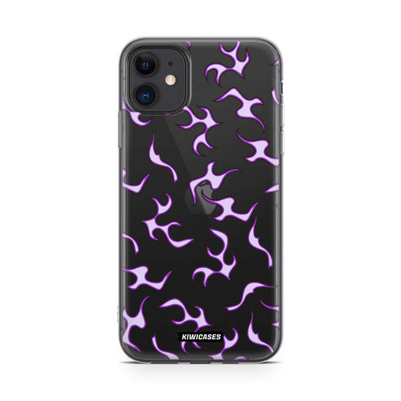 Purple Flames - iPhone 11