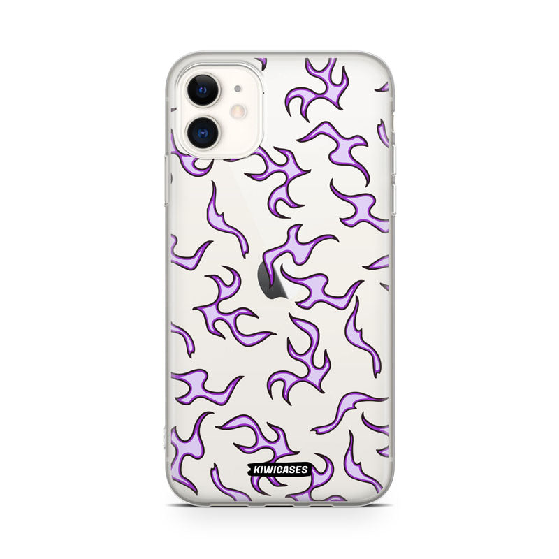 Purple Flames - iPhone 11