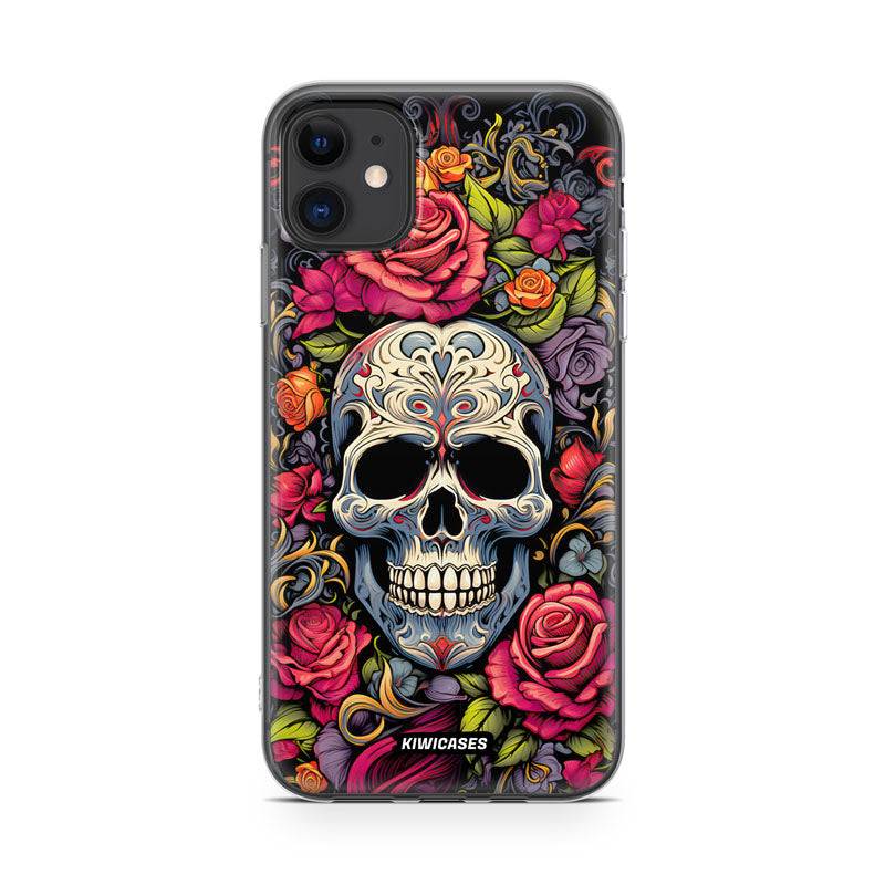 Floral Skull - iPhone 11