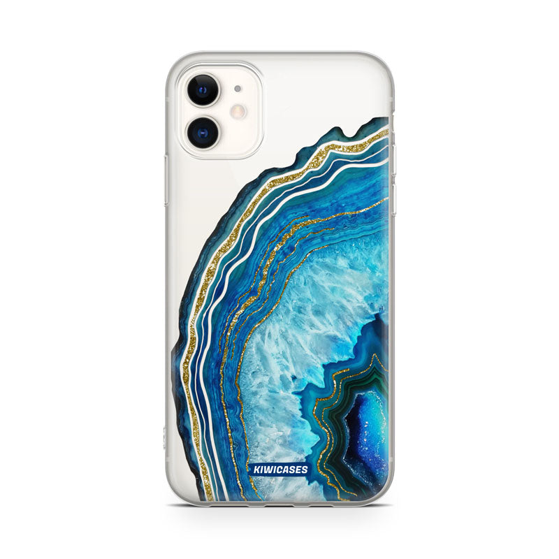 Blue Agate Crystal - iPhone 11