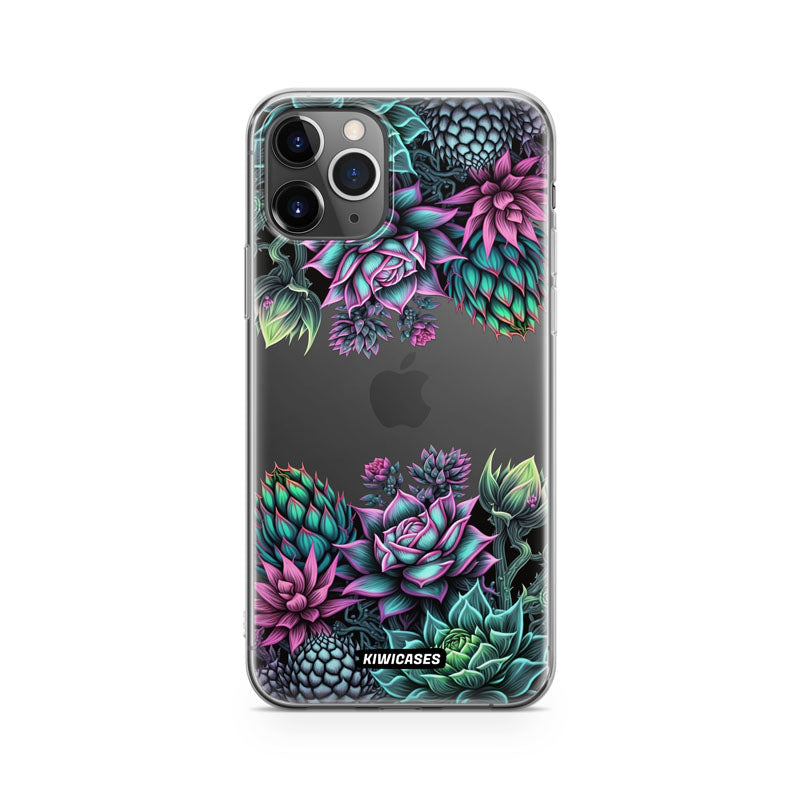 Neon Succulent - iPhone 11 Pro