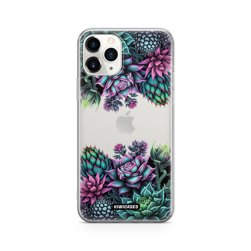 Neon Succulent - iPhone 11 Pro