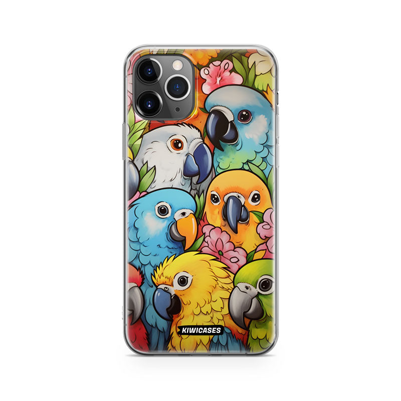 Cute Parrots - iPhone 11 Pro