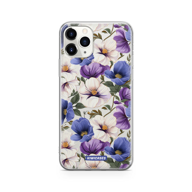 Purple Pansies - iPhone 11 Pro