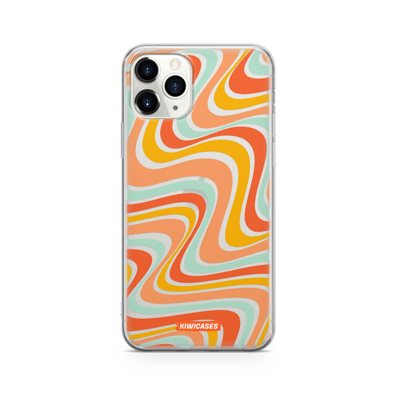 Wavey Orange - iPhone 11 Pro