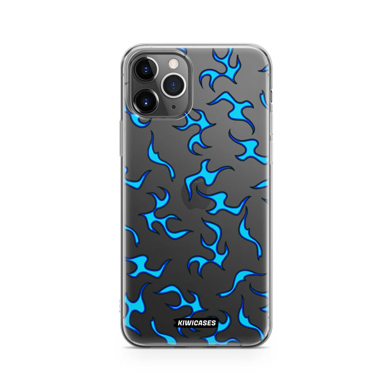 Blue Flames - iPhone 11 Pro