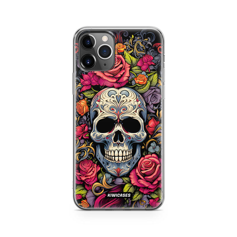 Floral Skull - iPhone 11 Pro