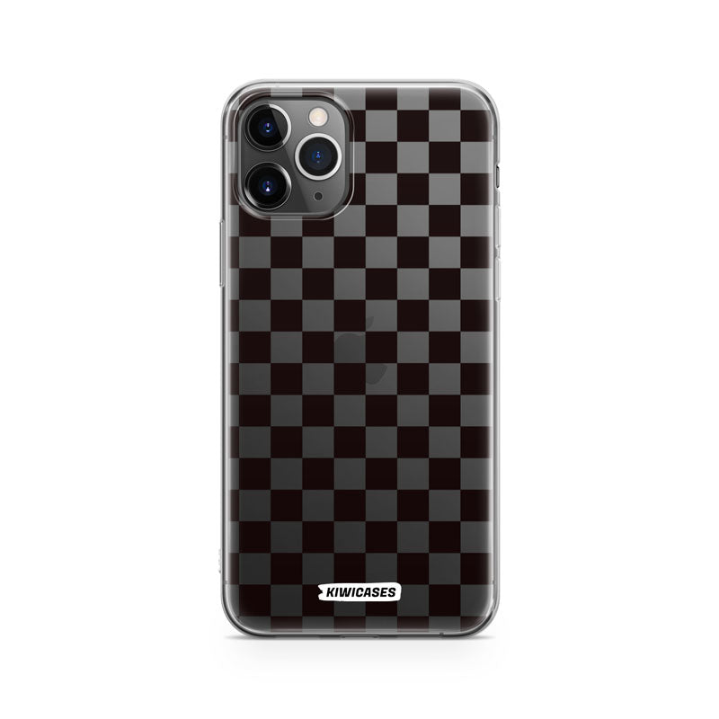 Black Checkers - iPhone 11 Pro