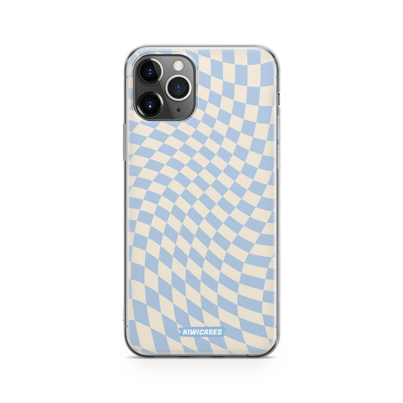 Blue Checkers - iPhone 11 Pro