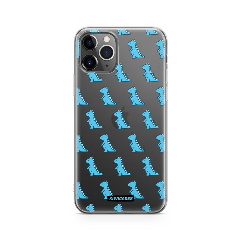 Blue Dinosaurs - iPhone 11 Pro