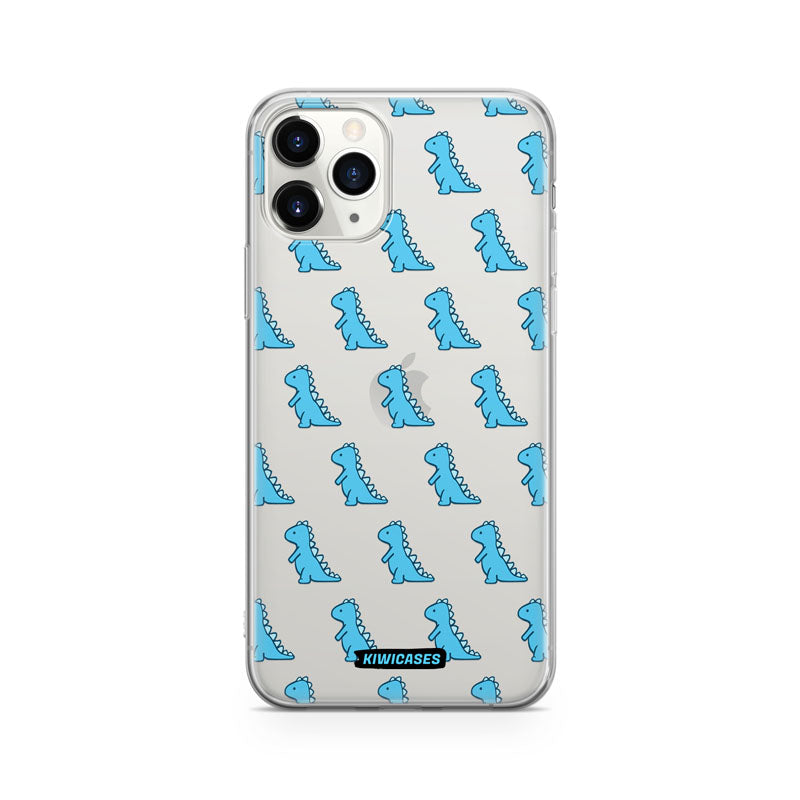 Blue Dinosaurs - iPhone 11 Pro