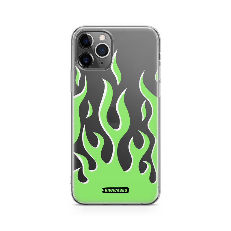 Green Fire - iPhone 11 Pro