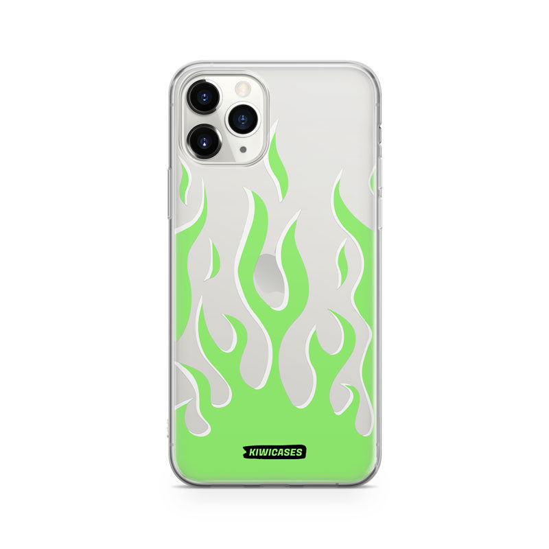 Green Fire - iPhone 11 Pro