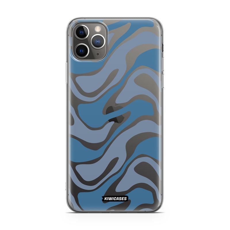 Liquid Blue Waves - iPhone 11 Pro Max