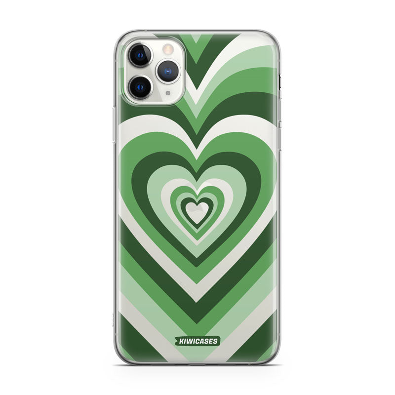 Green Hearts - iPhone 11 Pro Max