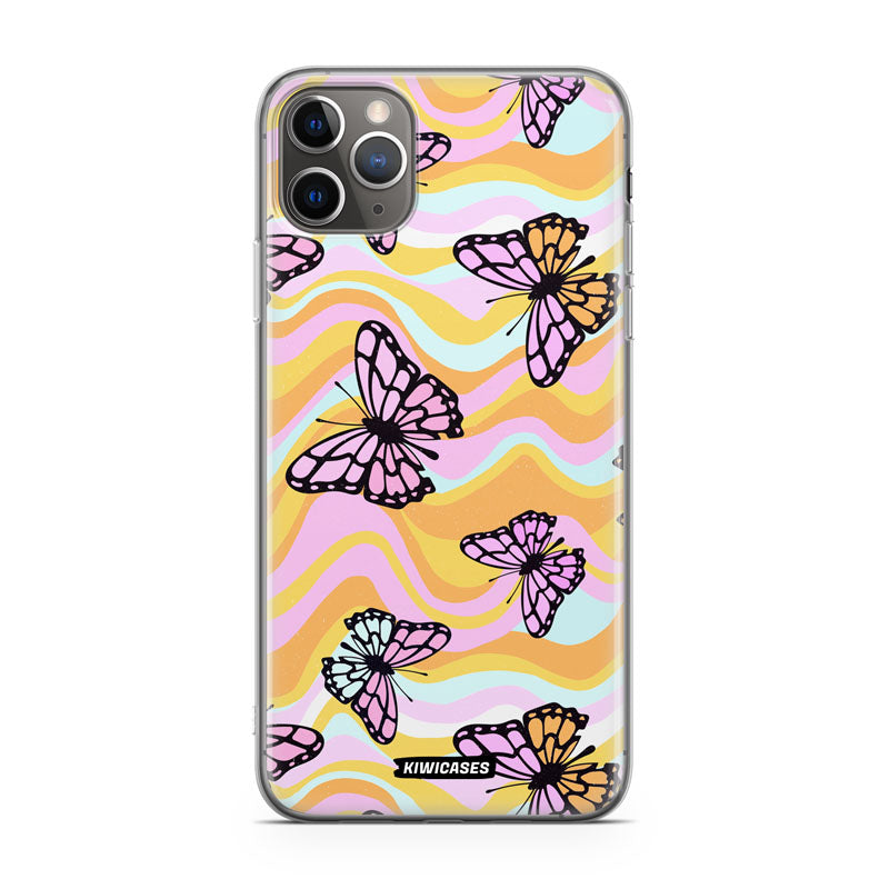 Wavey Yellow Butterflies - iPhone 11 Pro Max
