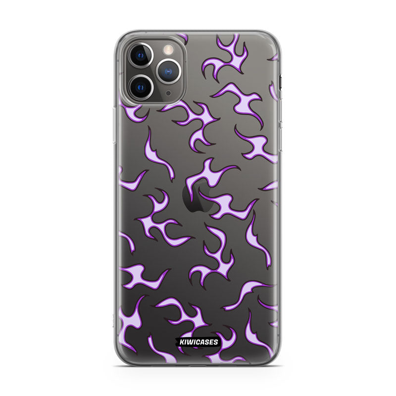 Purple Flames - iPhone 11 Pro Max